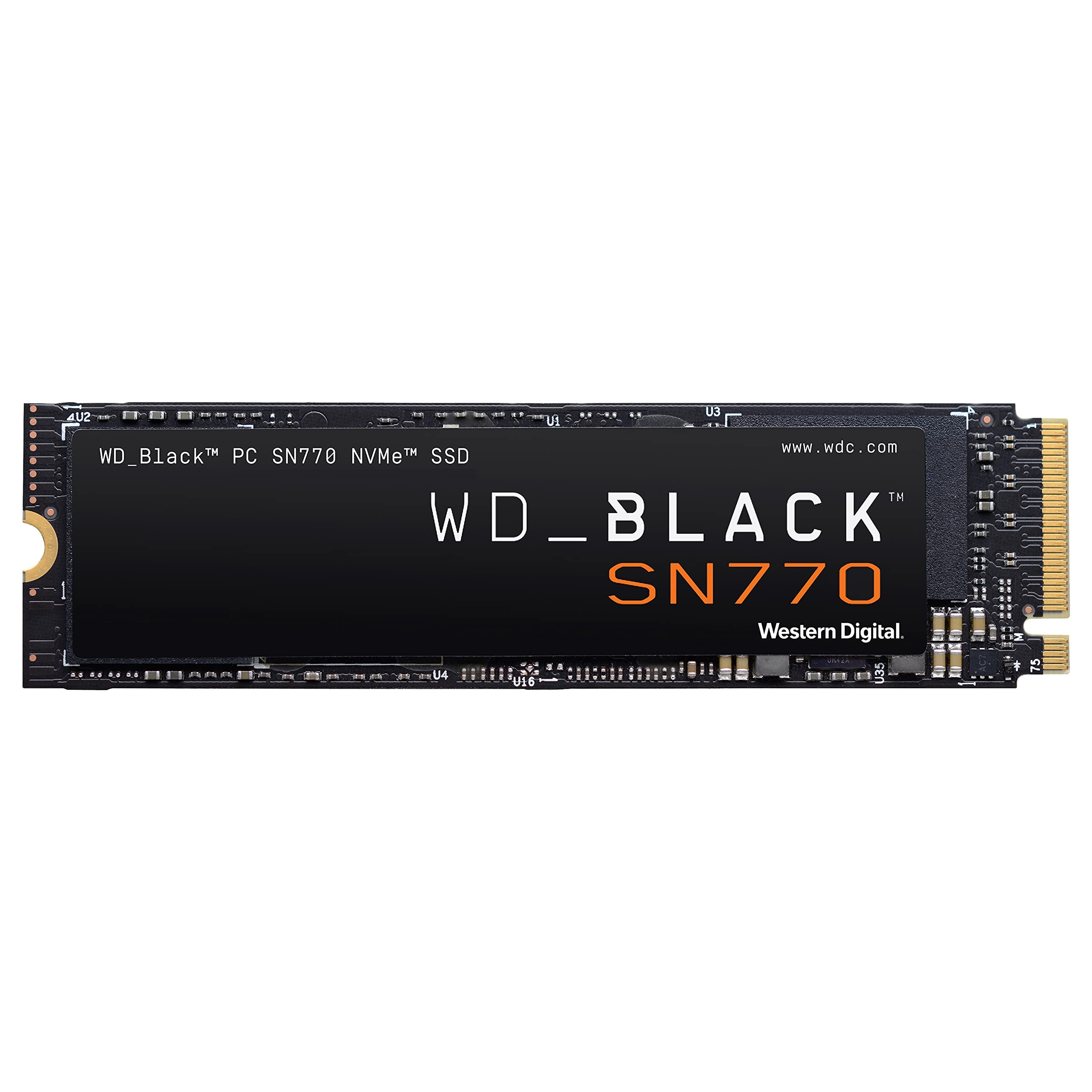 WD_Black 2TB SN770 NVMe Internal Gaming SSD Solid State Drive - Gen4 PCIe, M.2 2280, Up to 5,150 MB/s - WDS200T3X0E - (Renewed)